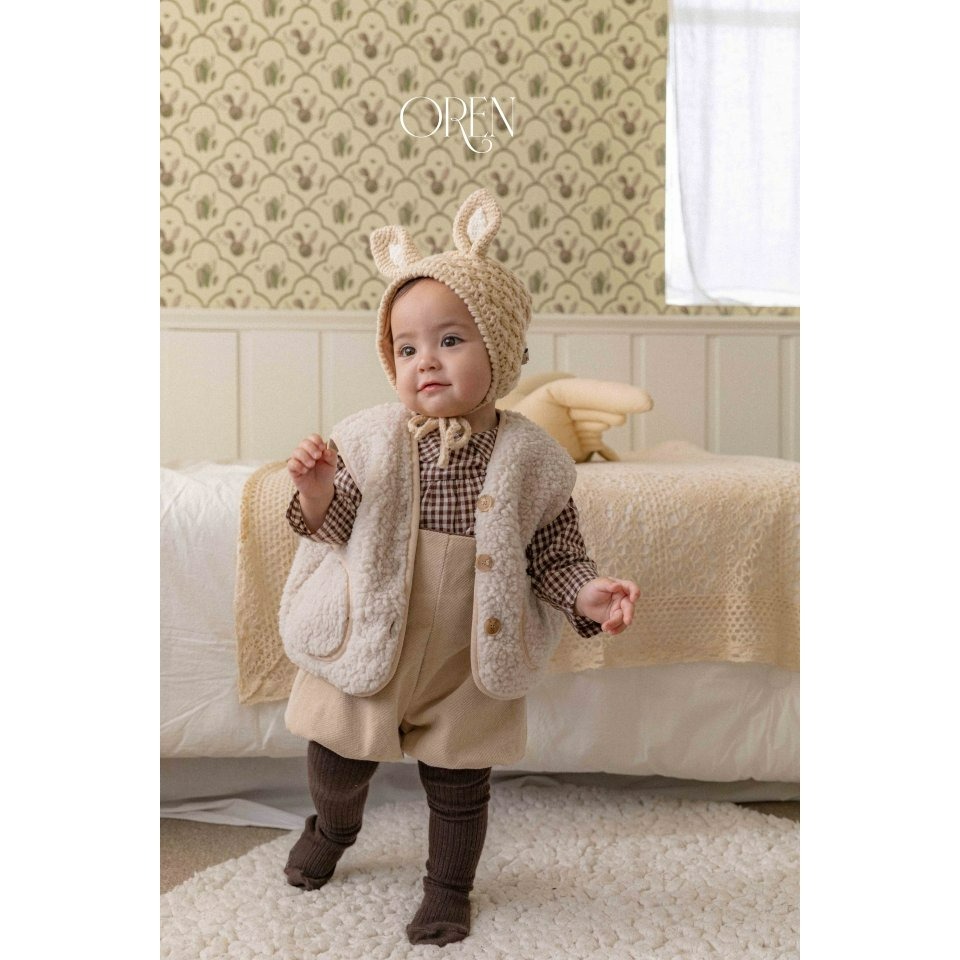 Oren 背心 오렌 베어덤블조끼베베-細節圖7