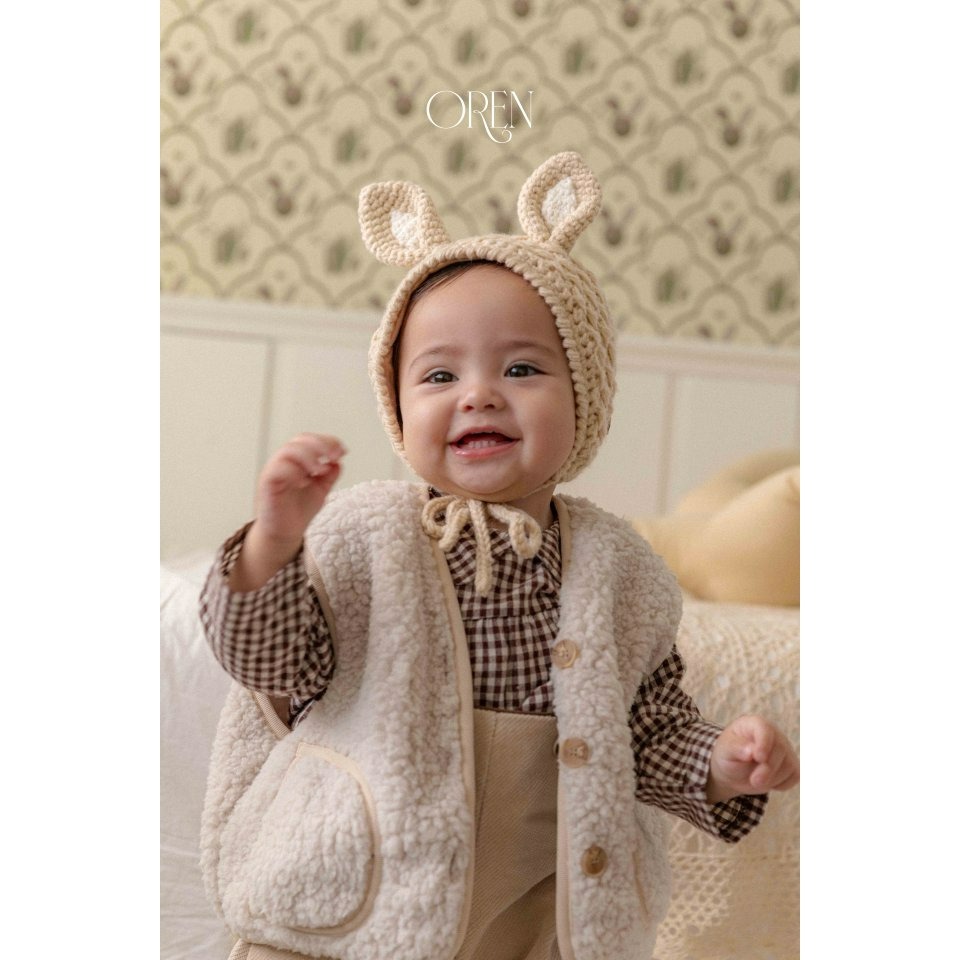 Oren 背心 오렌 베어덤블조끼베베-細節圖8