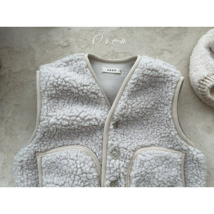 Oren 背心 오렌 베어덤블조끼베베-細節圖9