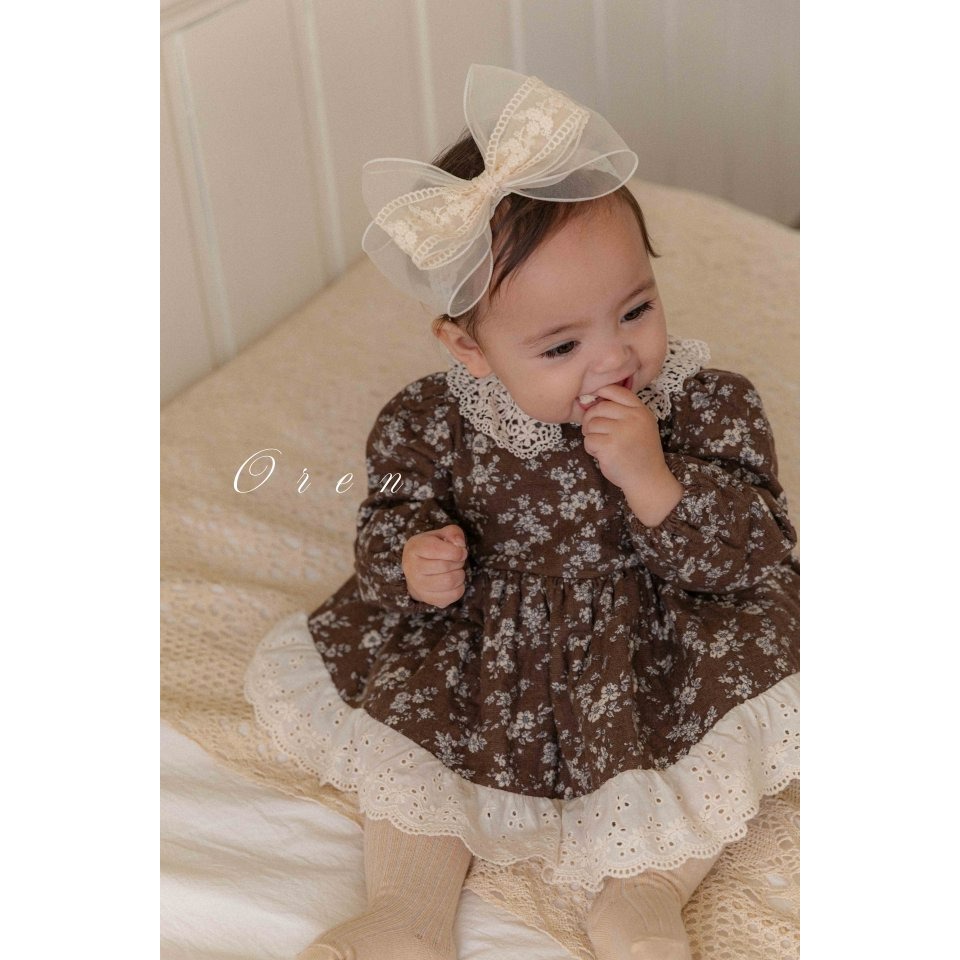 Oren 包屁衣 오렌 세레나플라워패딩슈트-細節圖2