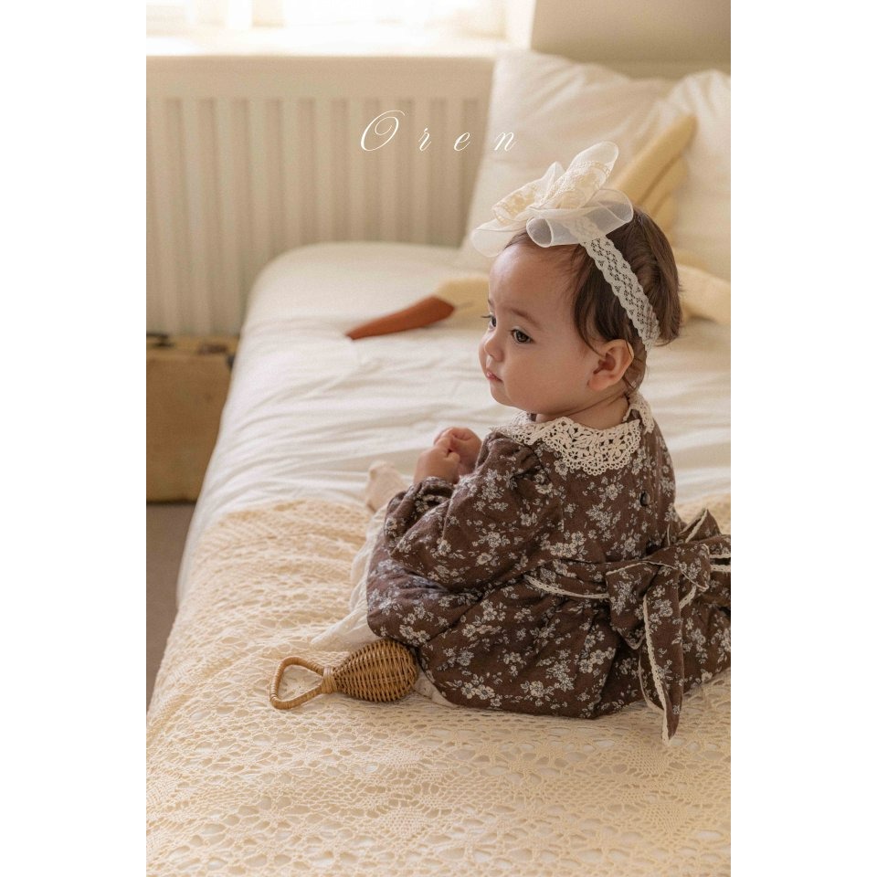 Oren 包屁衣 오렌 세레나플라워패딩슈트-細節圖4