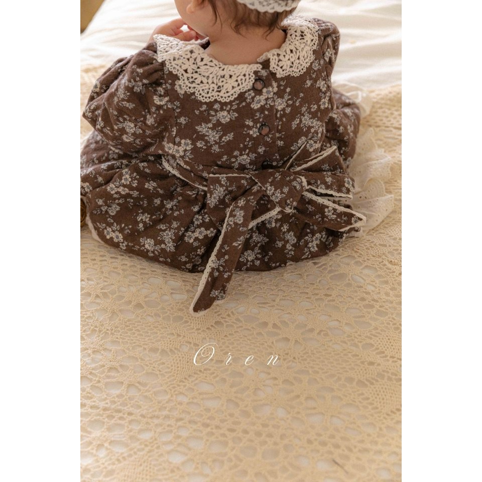 Oren 包屁衣 오렌 세레나플라워패딩슈트-細節圖7