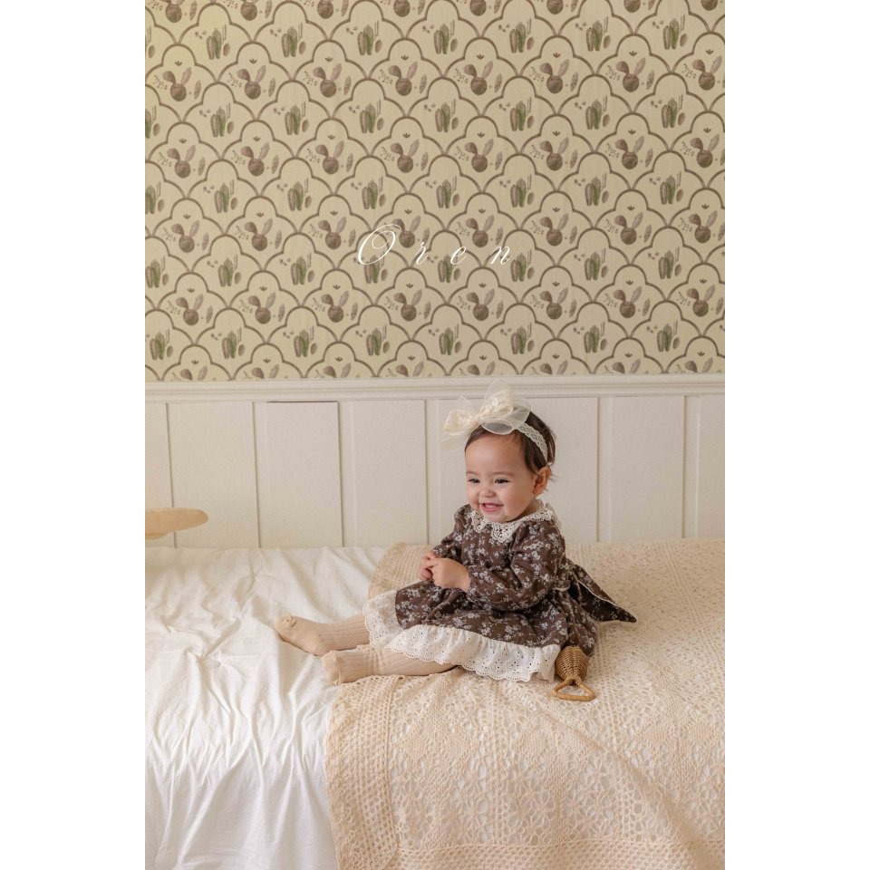 Oren 包屁衣 오렌 세레나플라워패딩슈트-細節圖8