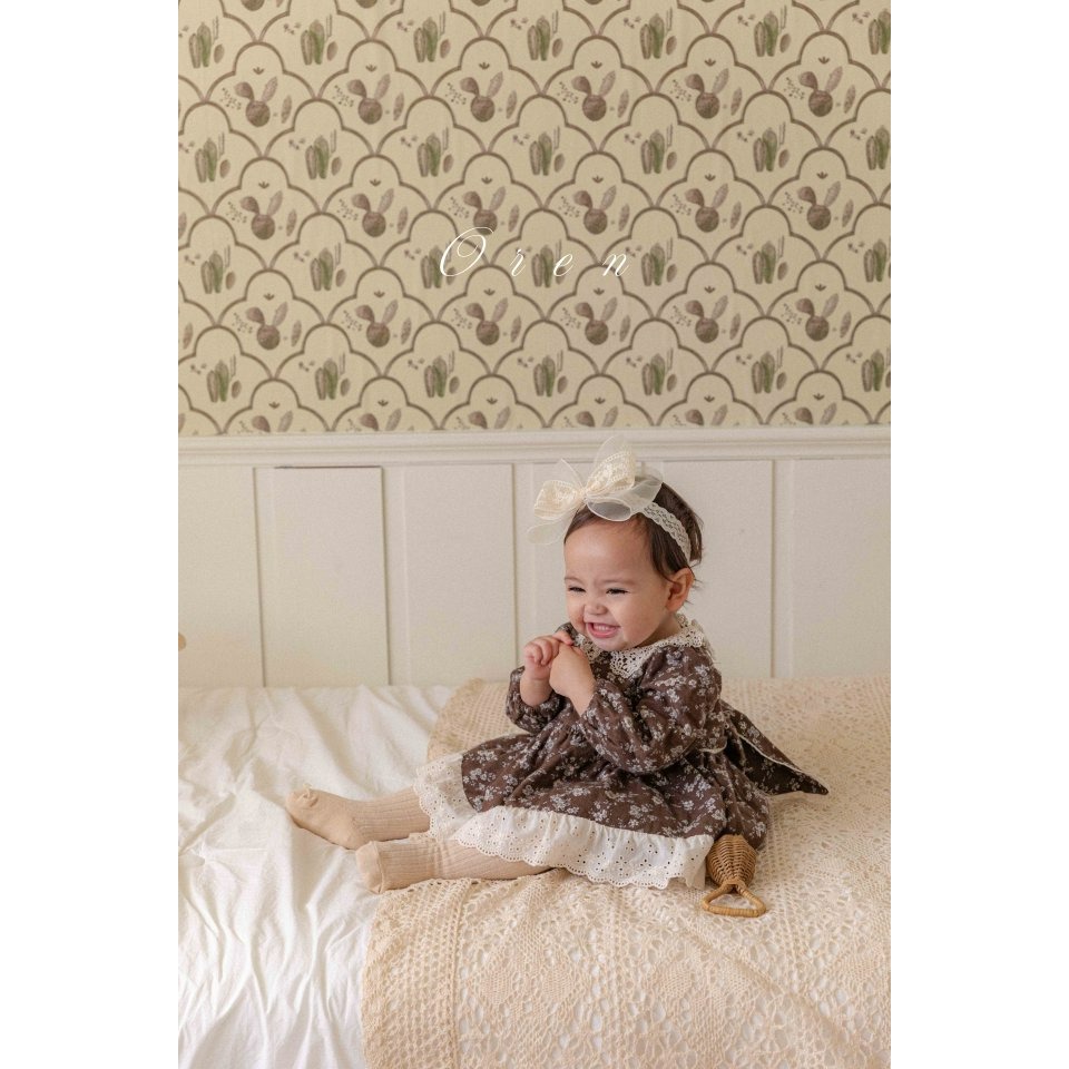 Oren 包屁衣 오렌 세레나플라워패딩슈트-細節圖9