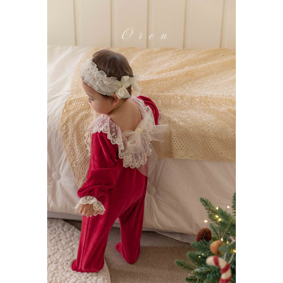 Oren 包屁衣 오렌 홀리노엘슈트(뉴본)-細節圖4