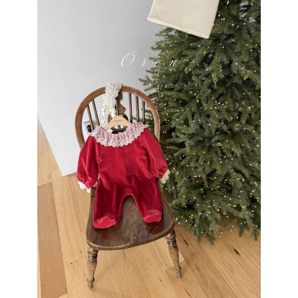 Oren 包屁衣 오렌 홀리노엘슈트(뉴본)-細節圖10