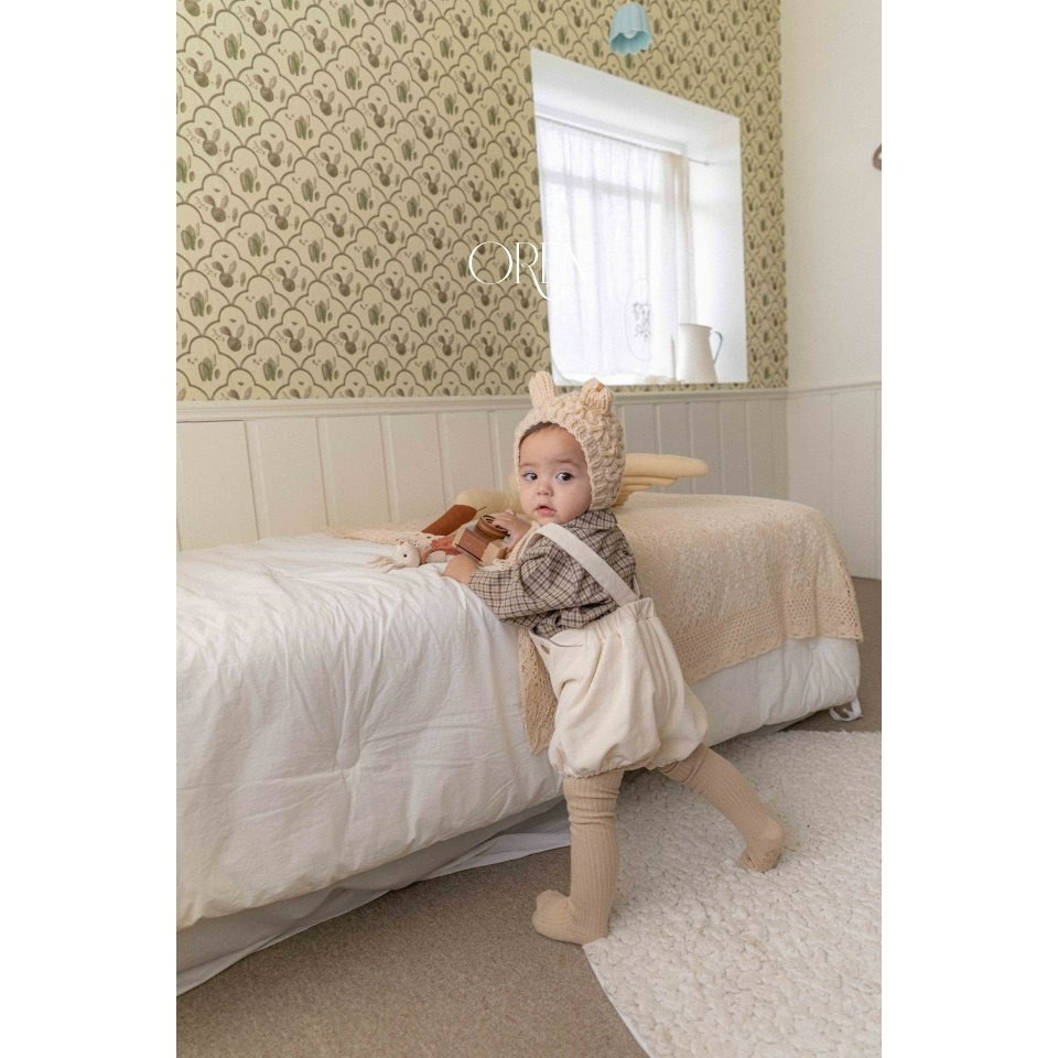 OREN 吊帶褲 褲子 오렌 기모스판멜빵바지-細節圖11