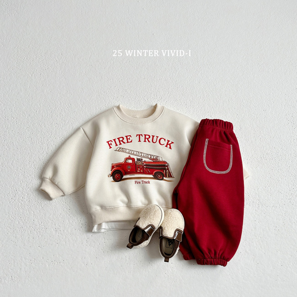 VIVID I 上衣 비비드아이 클래식카맨투맨-細節圖2