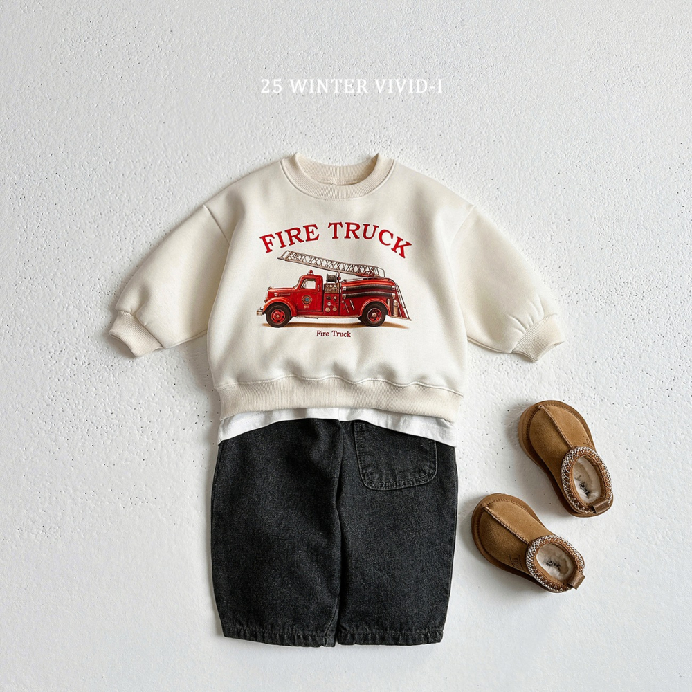 VIVID I 上衣 비비드아이 클래식카맨투맨-細節圖3