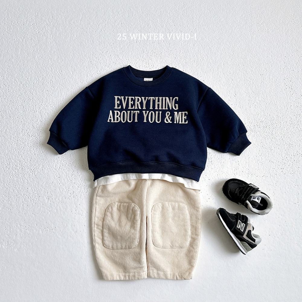 VIVID I 上衣 비비드아이 유앤미맨투맨-細節圖7