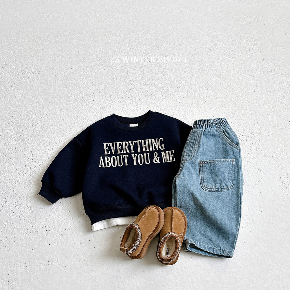 VIVID I 上衣 비비드아이 유앤미맨투맨-細節圖8