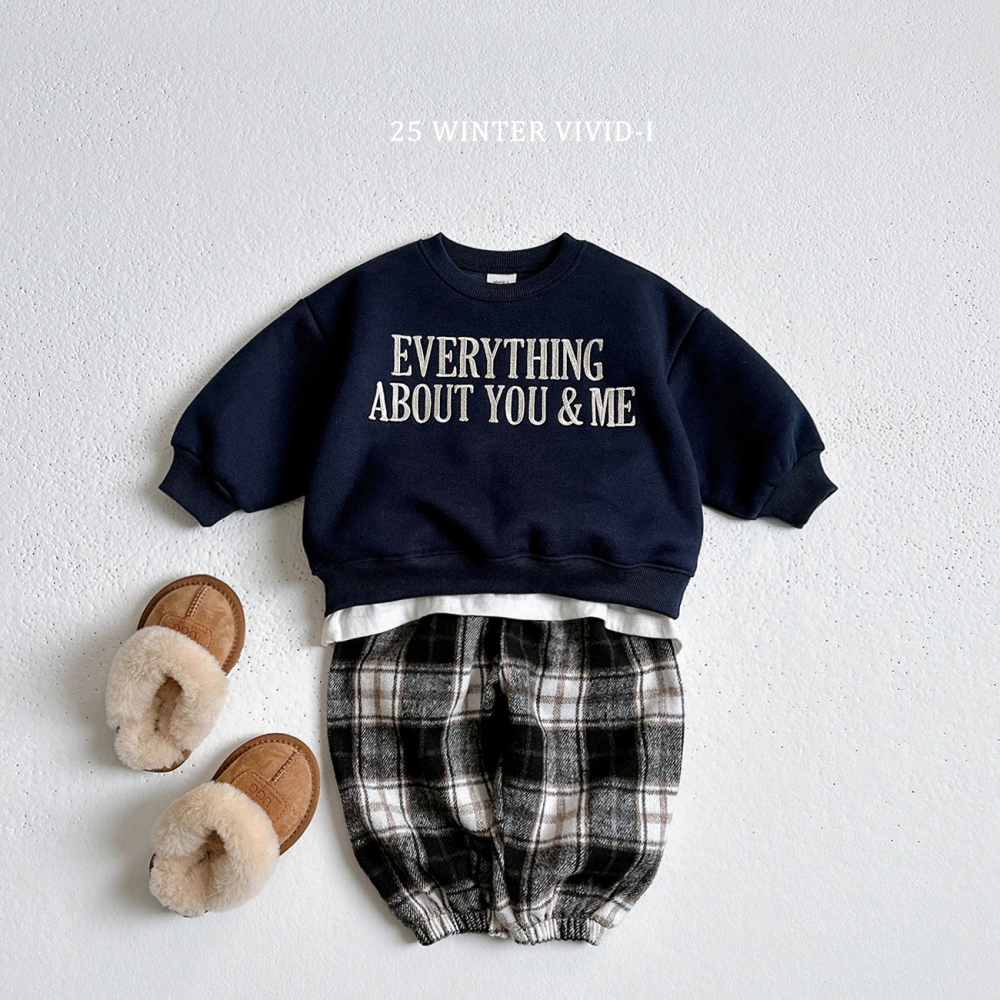 VIVID I 上衣 비비드아이 유앤미맨투맨-細節圖9