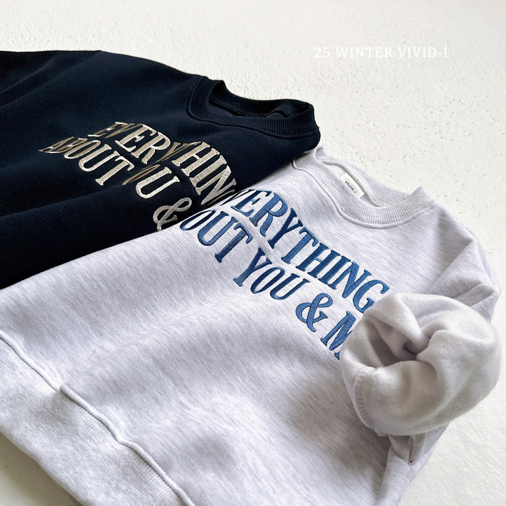 VIVID I 上衣 비비드아이 유앤미맨투맨-細節圖11