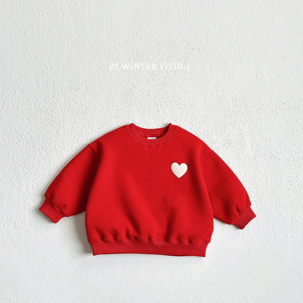 VIVID I 上衣 비비드아이 입체러브기모맨투맨-細節圖5