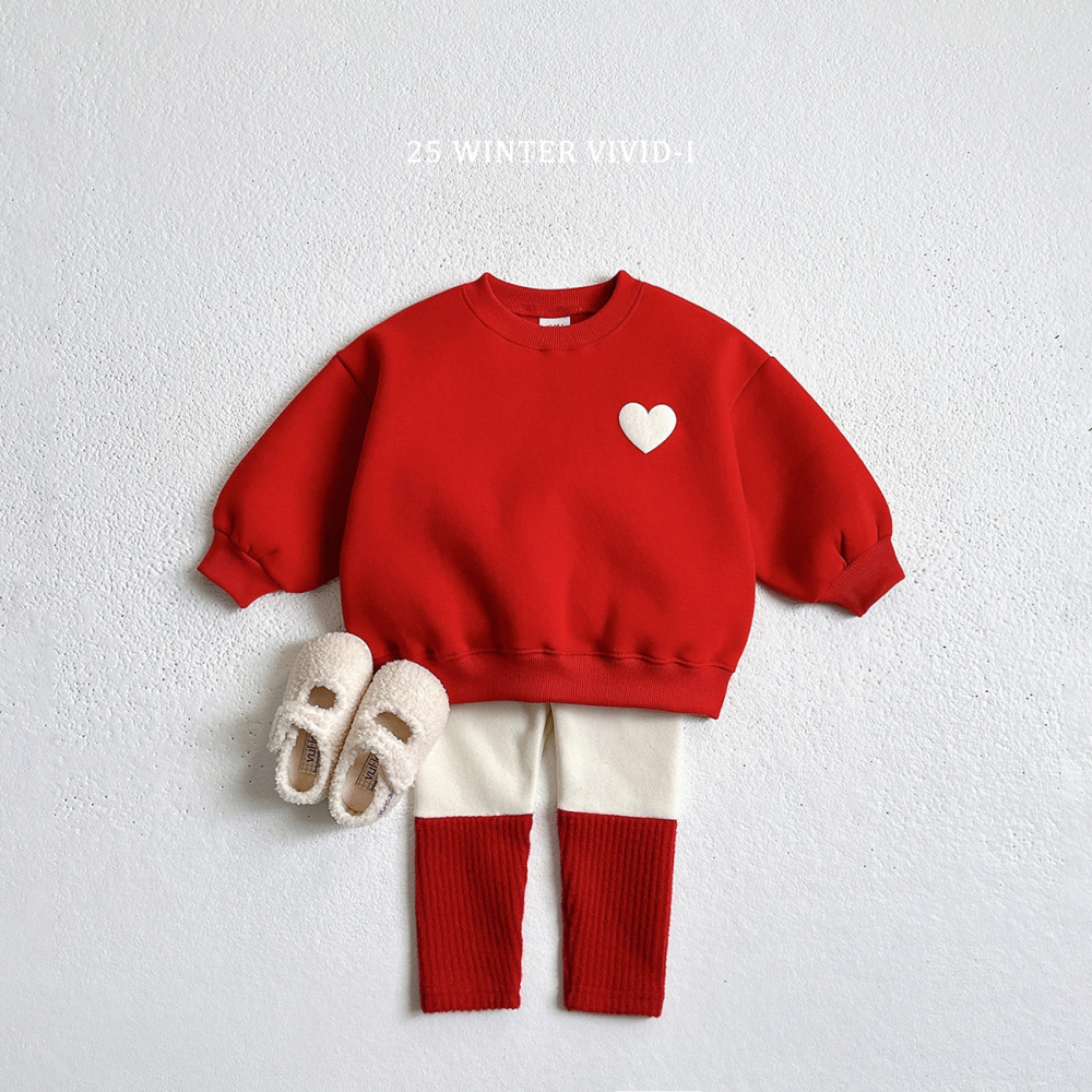 VIVID I 上衣 비비드아이 입체러브기모맨투맨-細節圖9