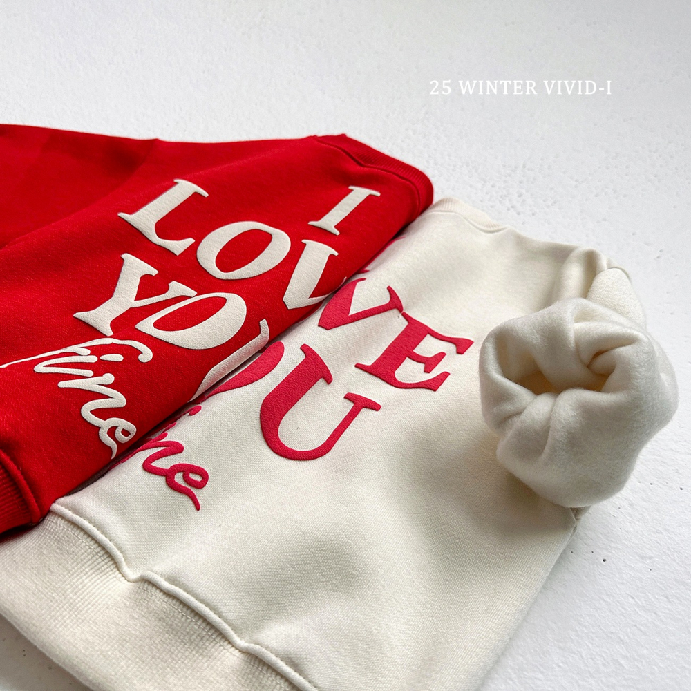 VIVID I 上衣 비비드아이 입체러브기모맨투맨-細節圖10