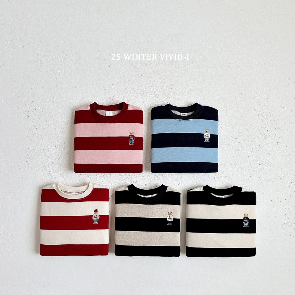 VIVID I 上衣 비비드아이 기모왕단가라맨투맨-細節圖2