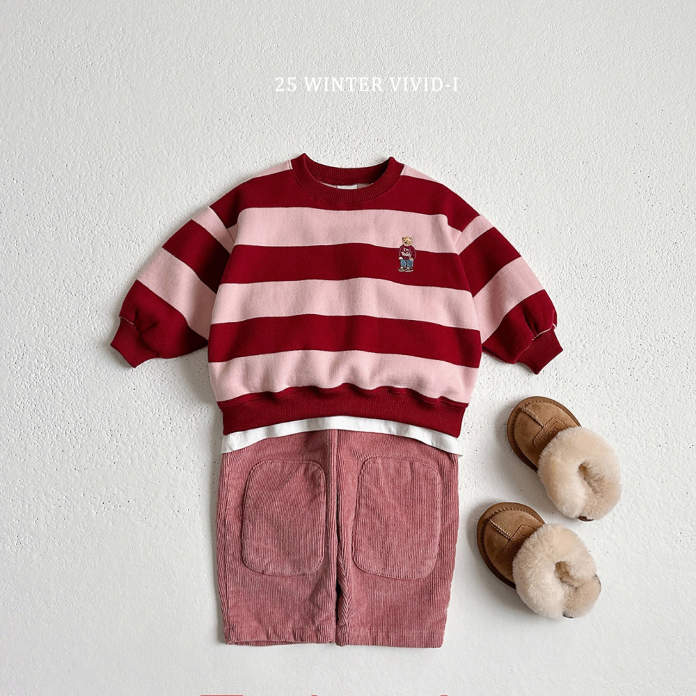 VIVID I 上衣 비비드아이 기모왕단가라맨투맨-細節圖8