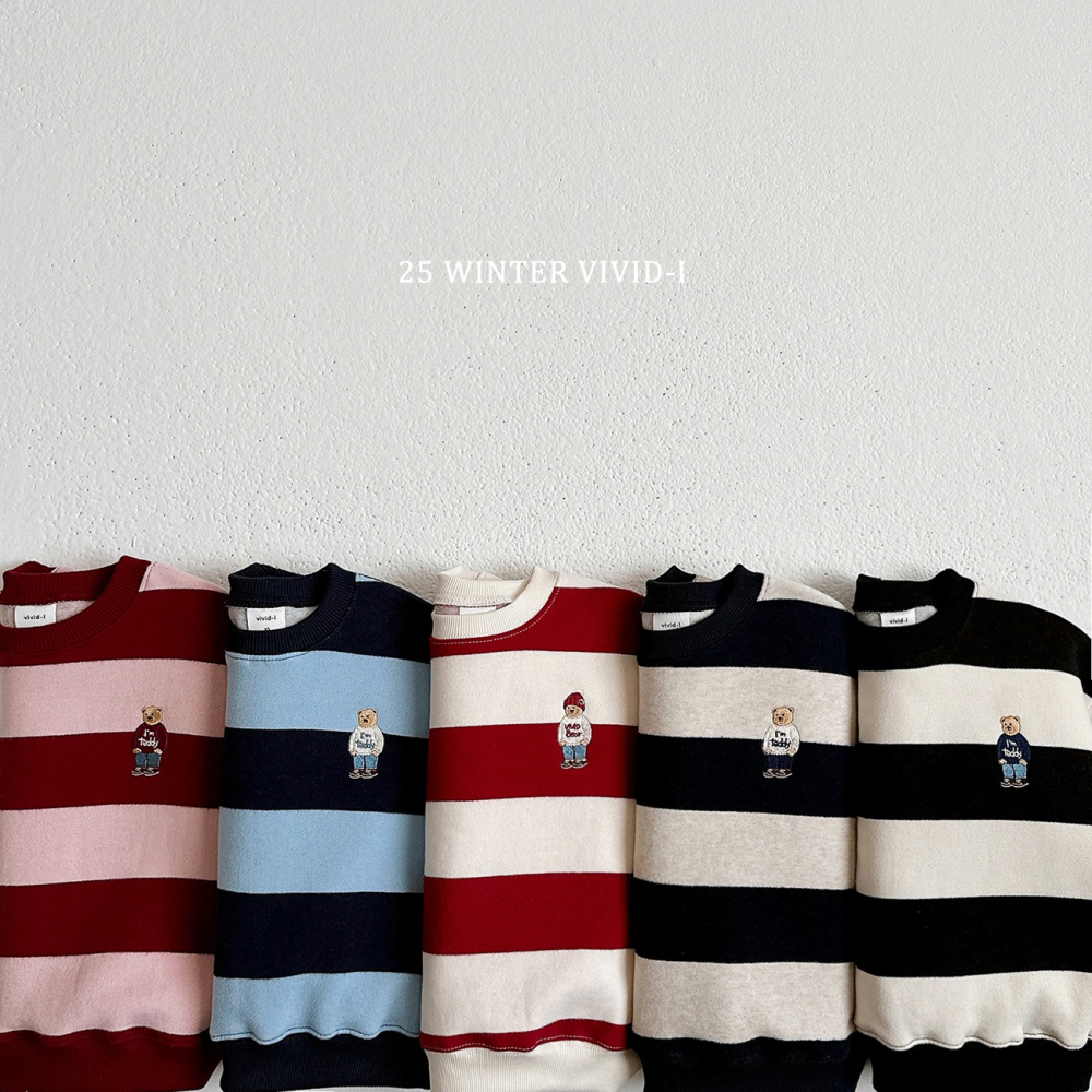 VIVID I 上衣 비비드아이 기모왕단가라맨투맨-細節圖10