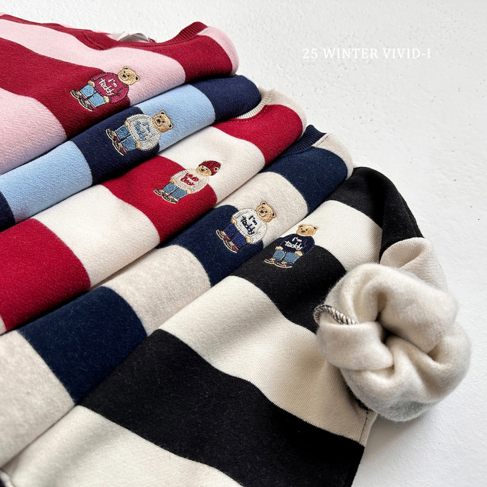 VIVID I 上衣 비비드아이 기모왕단가라맨투맨-細節圖11