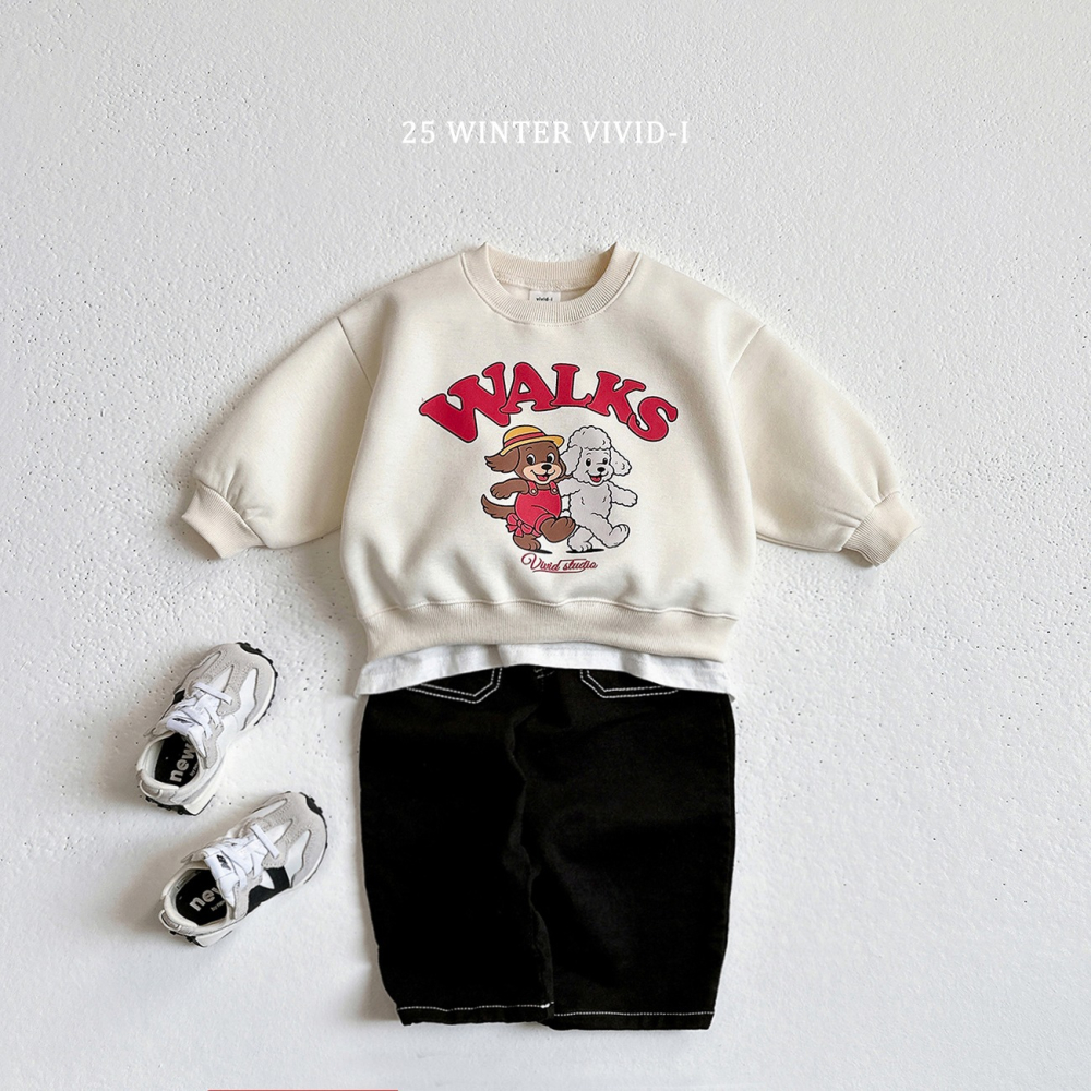 VIVID I 上衣 비비드아이 기모팝아트맨투맨-細節圖6