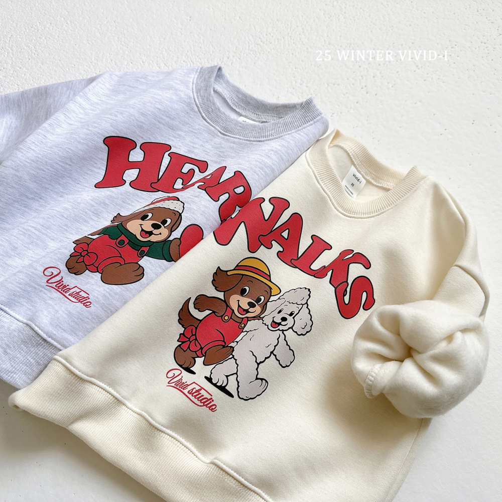 VIVID I 上衣 비비드아이 기모팝아트맨투맨-細節圖11