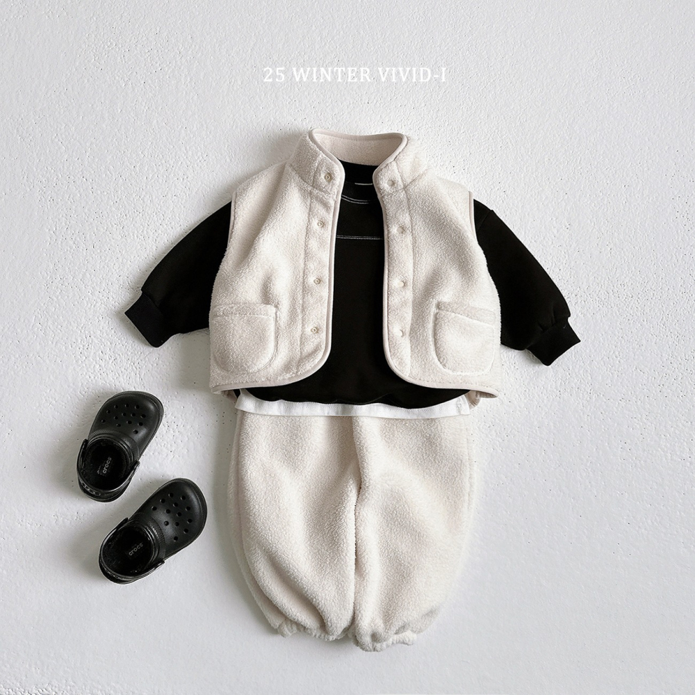 VIVID I 上衣 비비드아이 기모스티치맨투맨-細節圖5