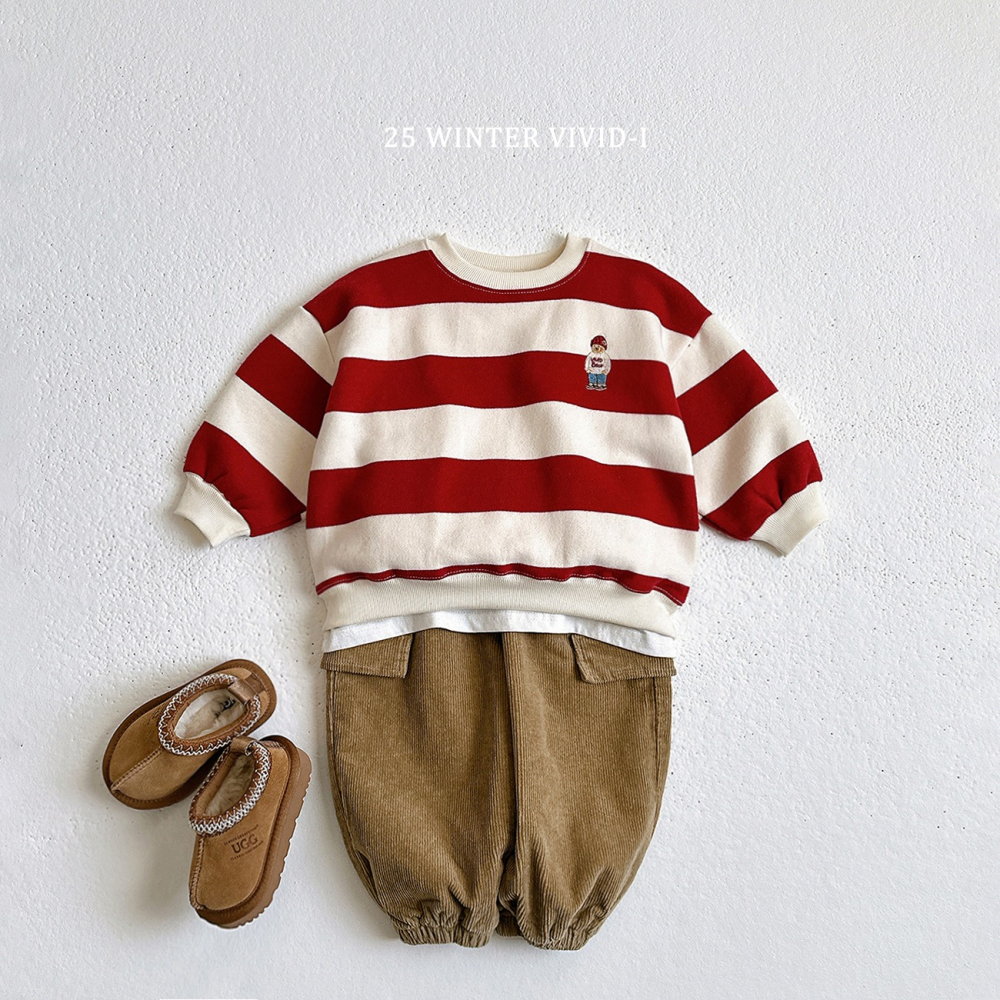 VIVID I 褲子 비비드아이 기모골덴카고팬츠-細節圖8