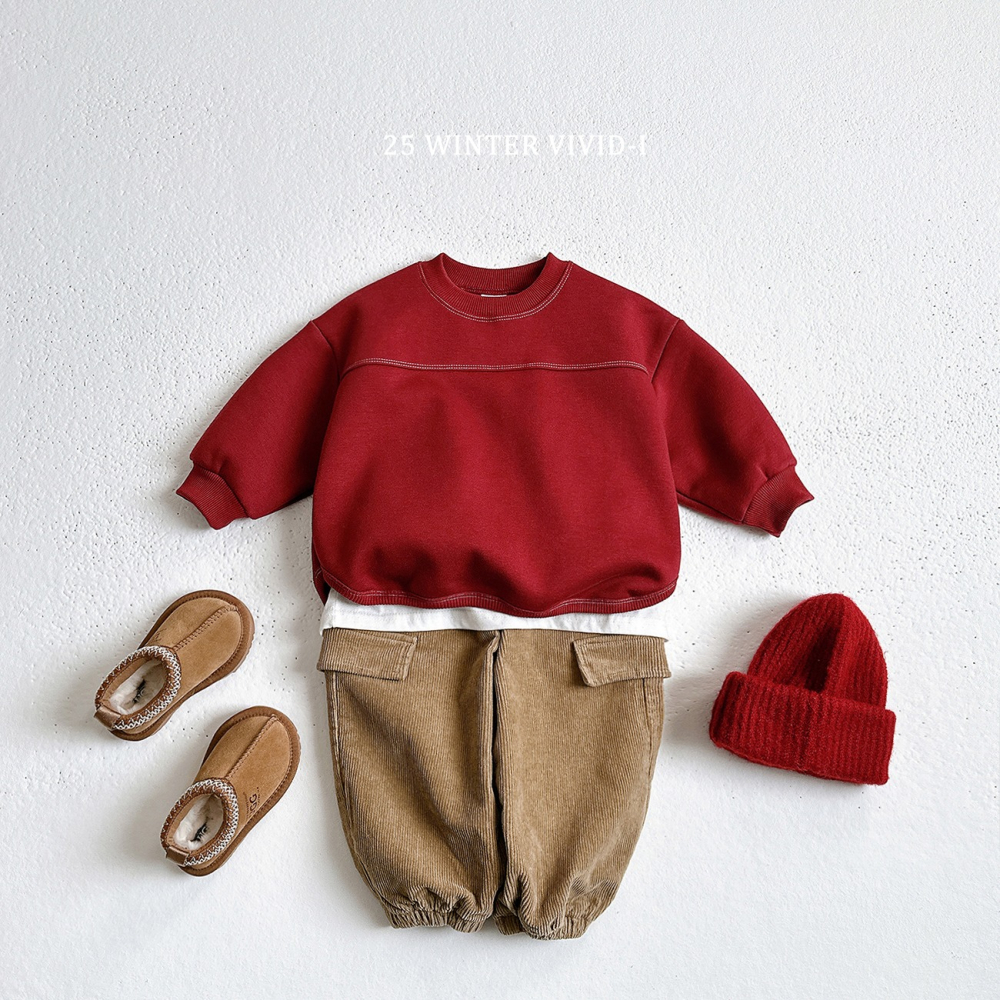 VIVID I 褲子 비비드아이 기모골덴카고팬츠-細節圖9