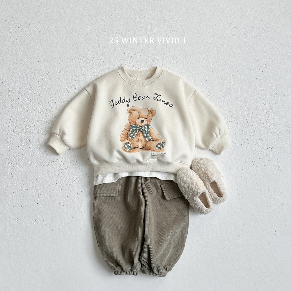 VIVID I 褲子 비비드아이 기모골덴카고팬츠-細節圖10