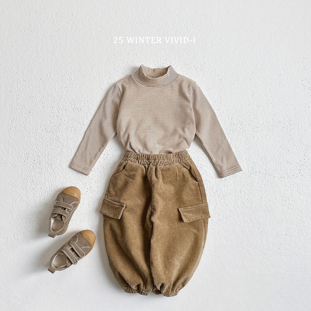 VIVID I 上衣 비비드아이 기모단가라폴라-細節圖2