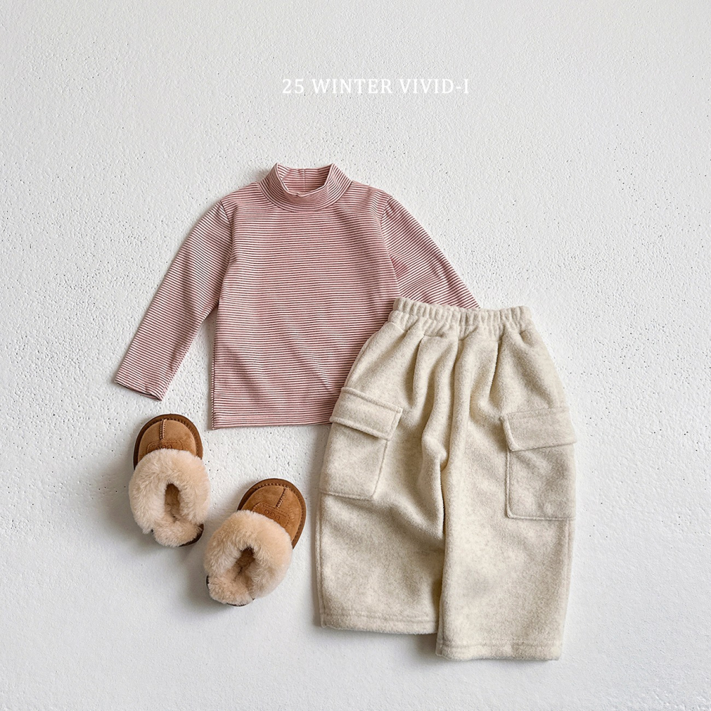 VIVID I 上衣 비비드아이 기모단가라폴라-細節圖5