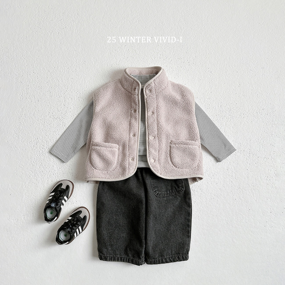 VIVID I 上衣 비비드아이 기모단가라폴라-細節圖8