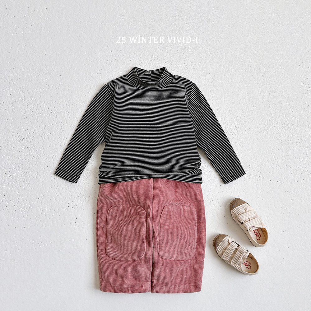 VIVID I 上衣 비비드아이 기모단가라폴라-細節圖10