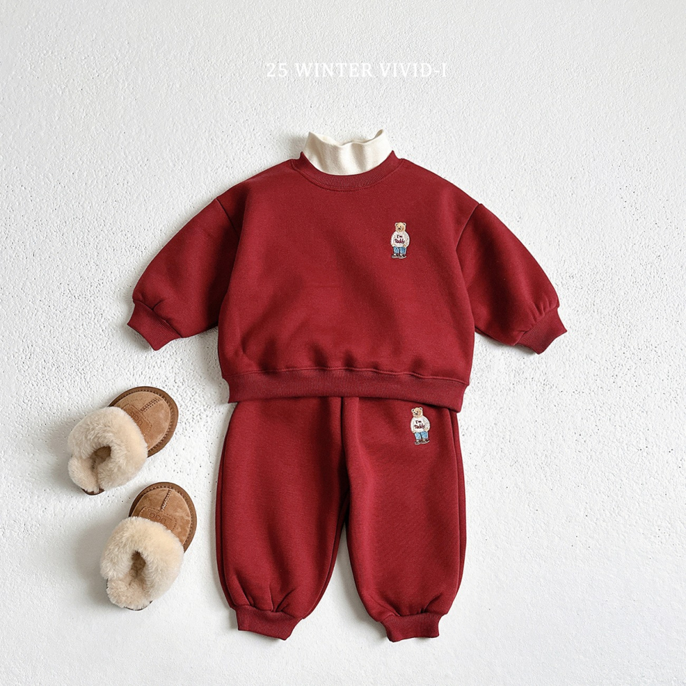 VIVID I 套裝 上下 비비드아이 곰자수기모상하-細節圖5