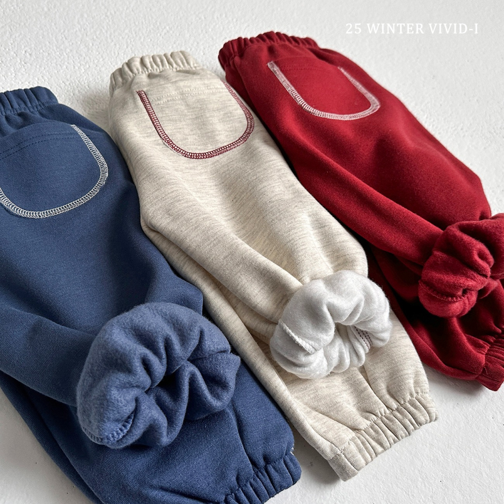 VIVID I 褲子 비비드아이 가이롭바포켓조거-細節圖11