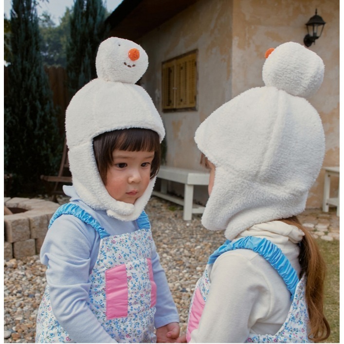 Amber 雪人帽 帽子 엠버 스노우윈터햇-細節圖10