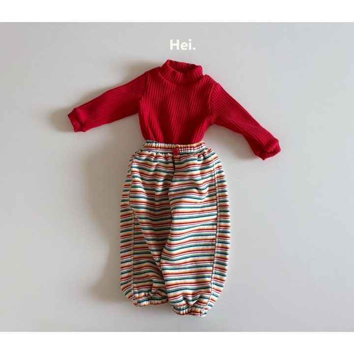 Hei 上衣 헤이 골지반폴라티셔츠-細節圖3