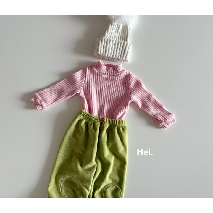 Hei 上衣 헤이 골지반폴라티셔츠-細節圖4