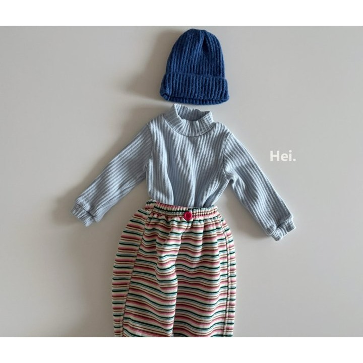 Hei 上衣 헤이 골지반폴라티셔츠-細節圖5