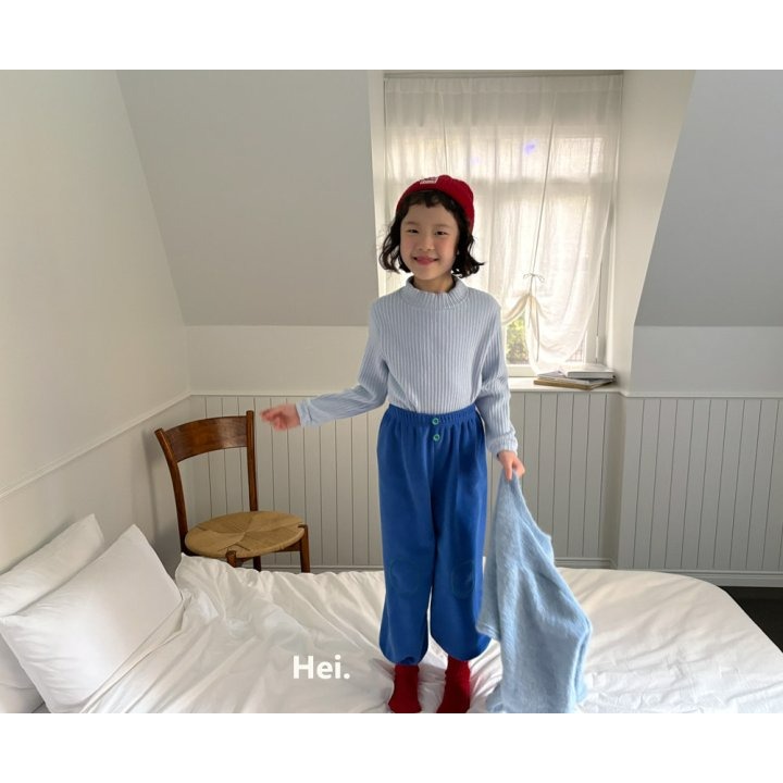 Hei 上衣 헤이 골지반폴라티셔츠-細節圖10