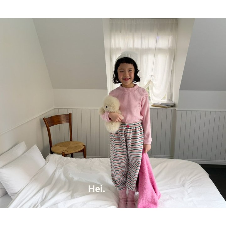 Hei 上衣 헤이 골지반폴라티셔츠-細節圖11