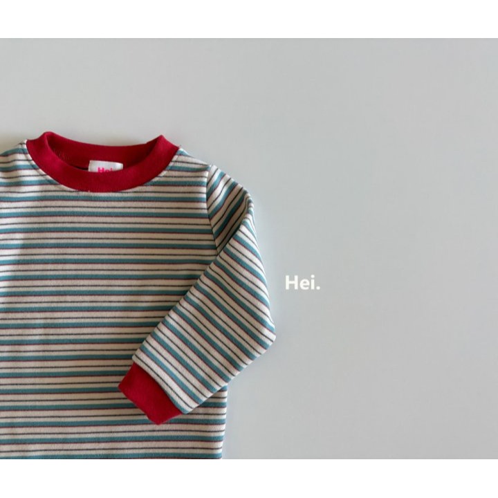 Hei 上衣 헤이 배색단가라티셔츠-細節圖3