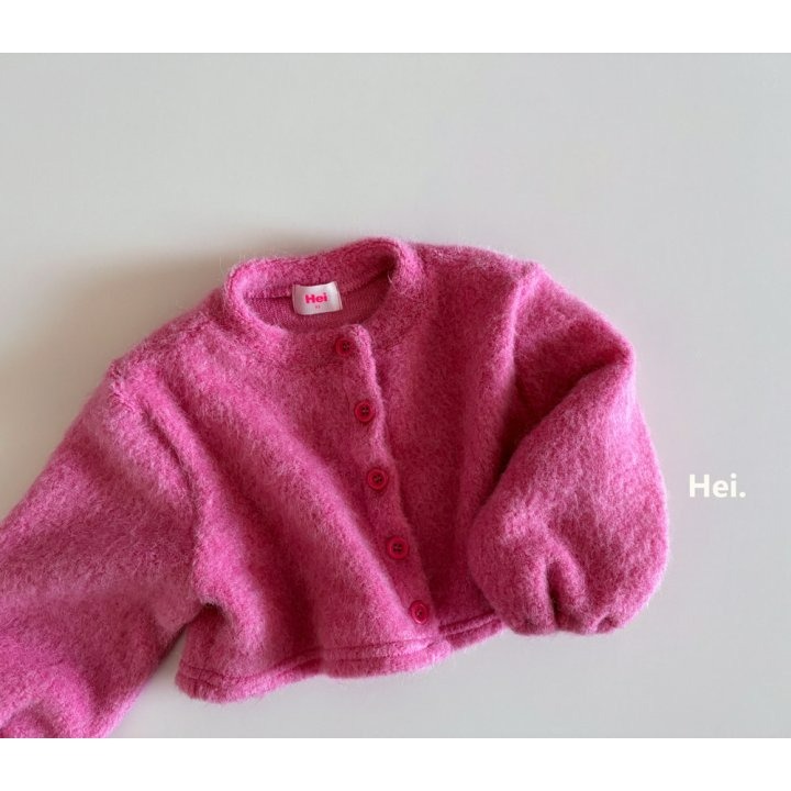 Hei 開襟衫 헤이 복실이가디건-細節圖4