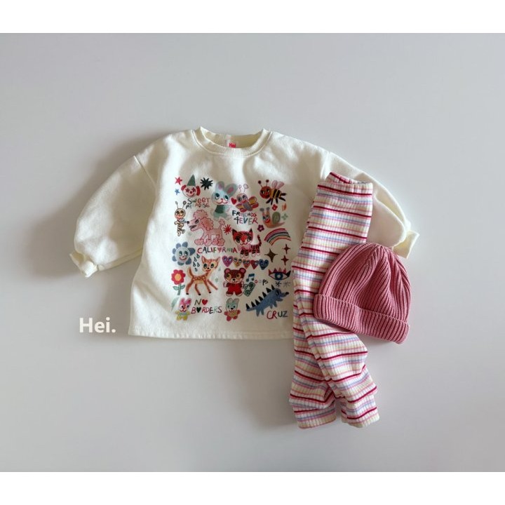 Hei 上衣 헤이 애니멀롱티셔츠-細節圖2