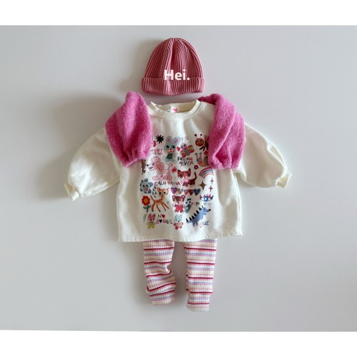 Hei 上衣 헤이 애니멀롱티셔츠-細節圖3