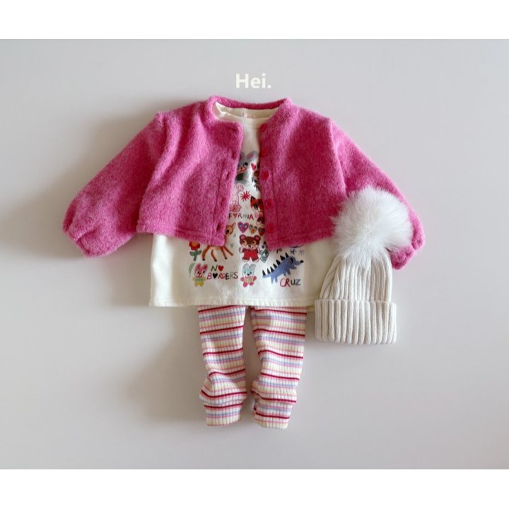 Hei 上衣 헤이 애니멀롱티셔츠-細節圖4