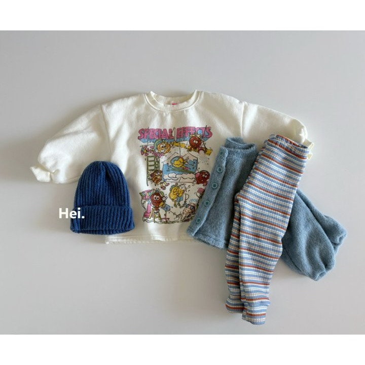 Hei 上衣 헤이 쿠키롱티셔츠-細節圖2