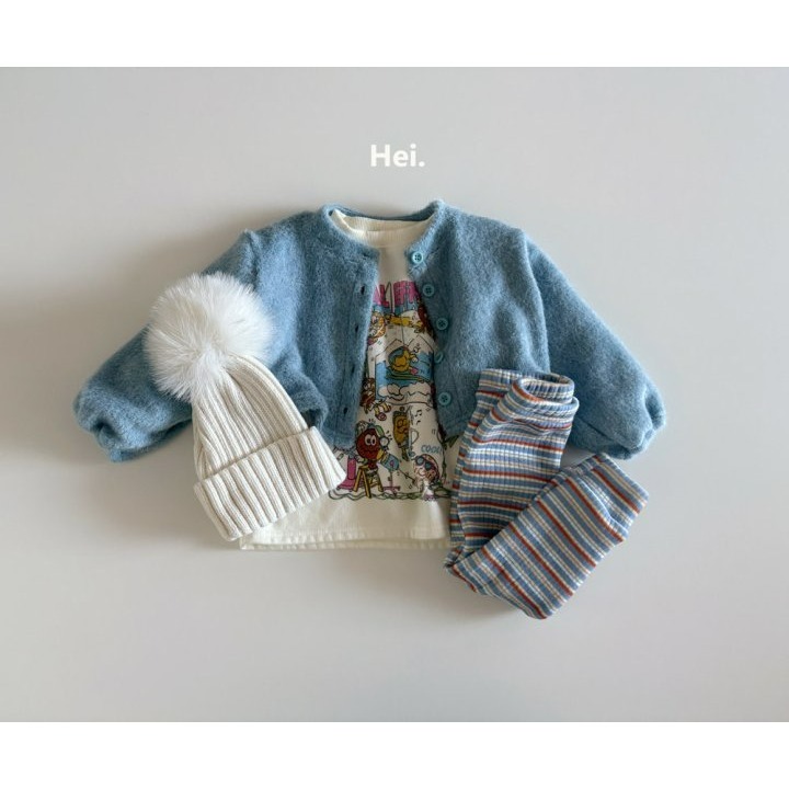 Hei 上衣 헤이 쿠키롱티셔츠-細節圖3