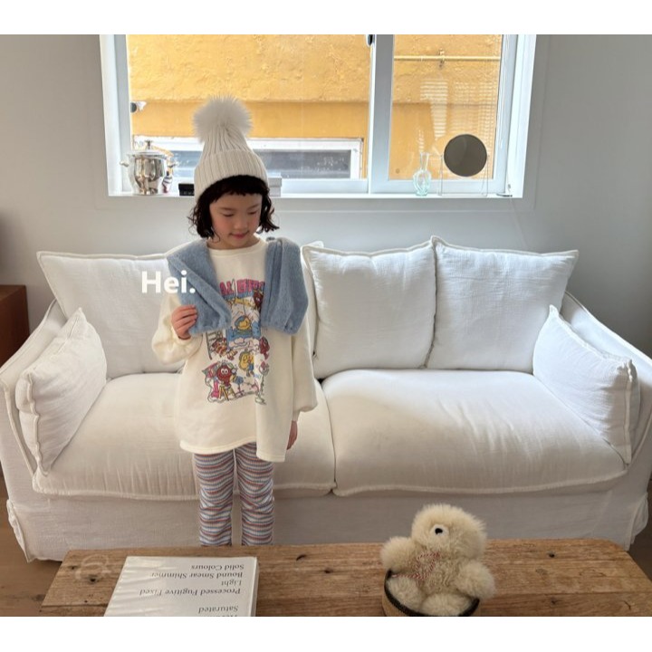 Hei 上衣 헤이 쿠키롱티셔츠-細節圖7